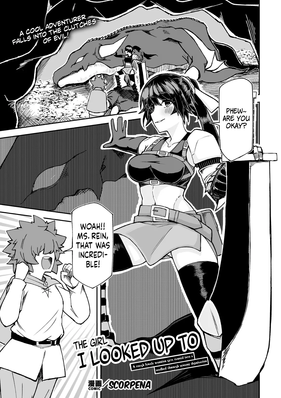 The Girl I Looked Up to ~The Strong Female Warrior Gets Her Senses Cut Off and Becomes a Breed Bag~ cover
