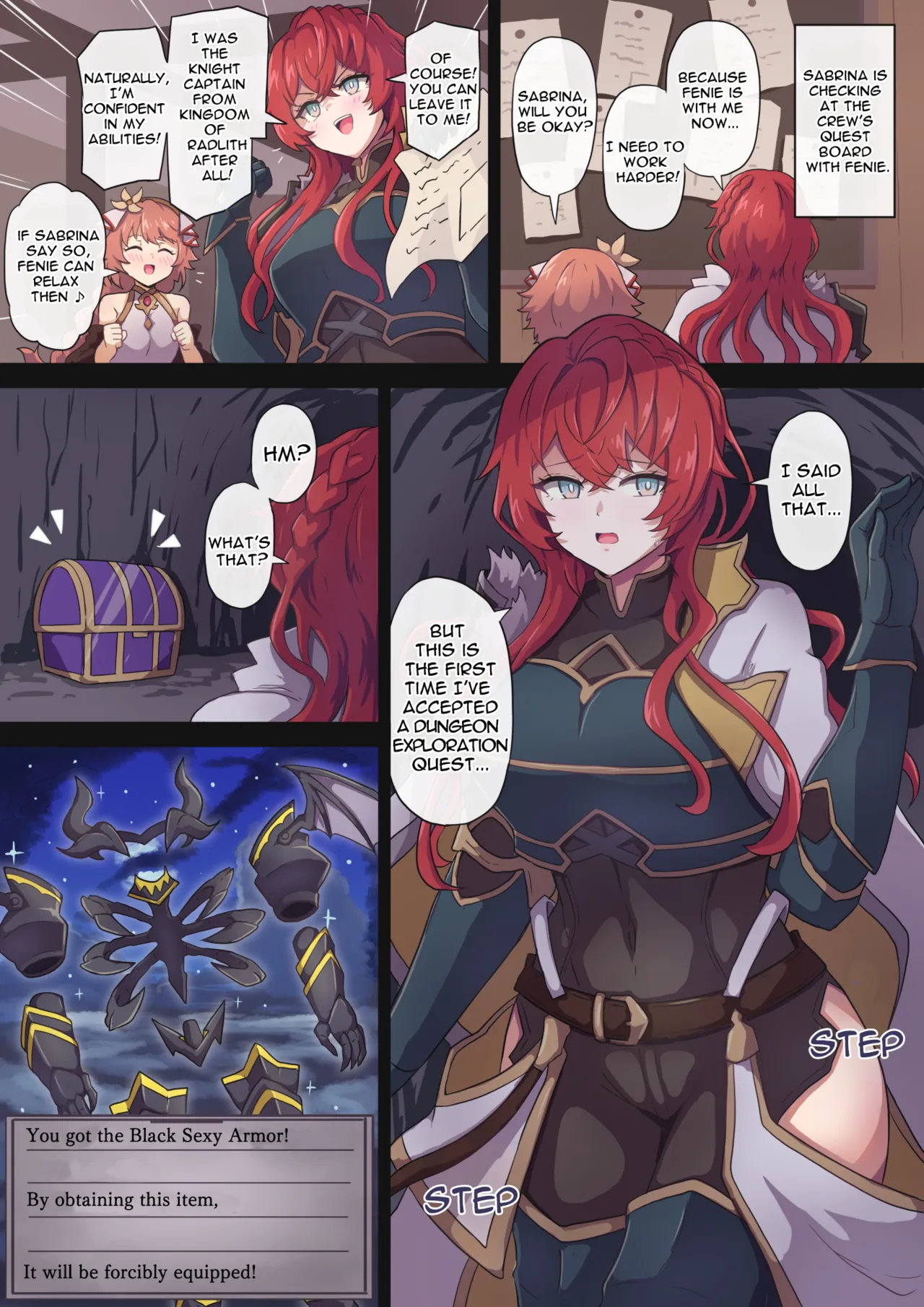 Sabrina is Forced to Wear Sexy Armor cover