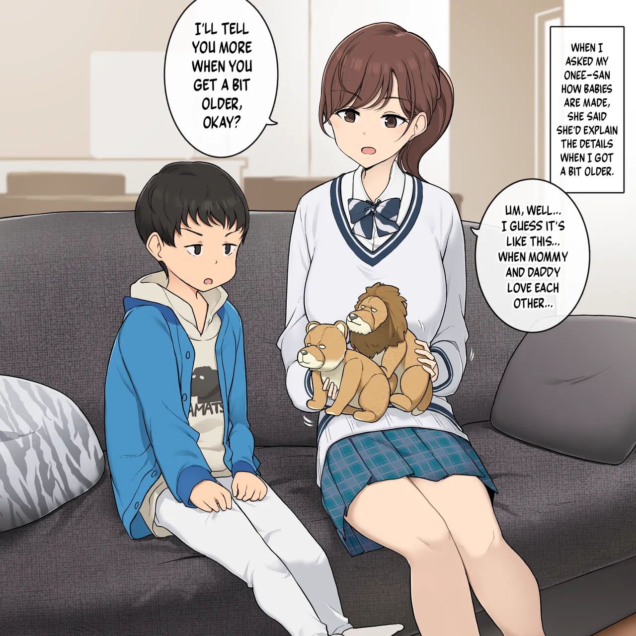 An Onee-san Who Teaches Me Step by Step How to Make a Baby cover