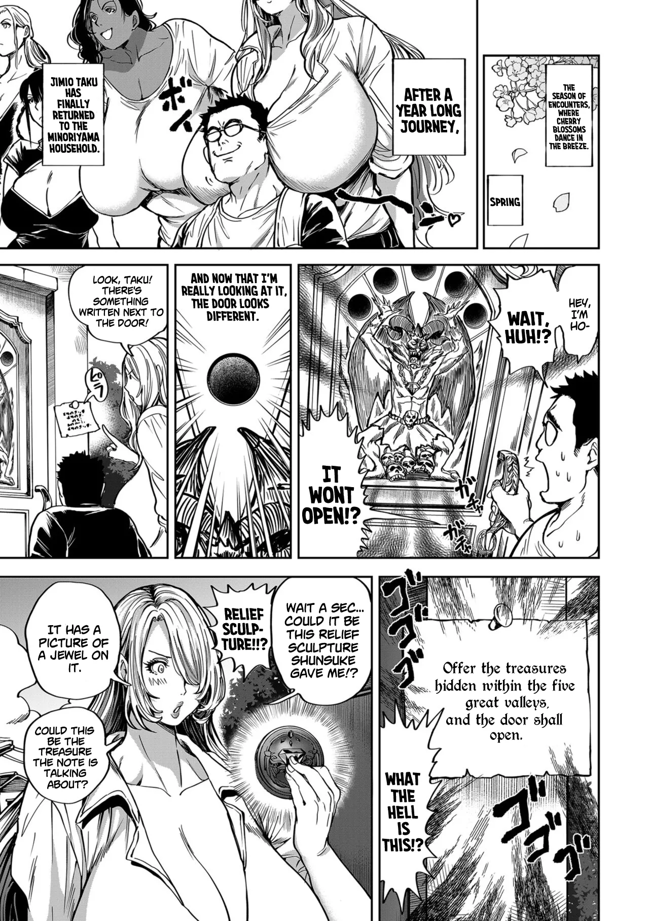 Harem Heaven of Four Seasons - Chapter 15: The Man who Groped the World cover
