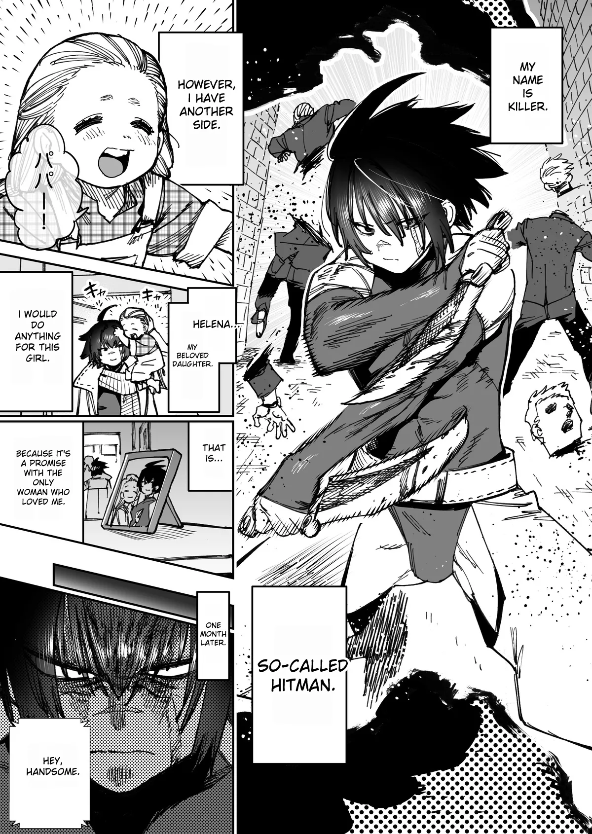 "The Strongest Assassin's self-feminization into a fallen shemale" 1-11 cover