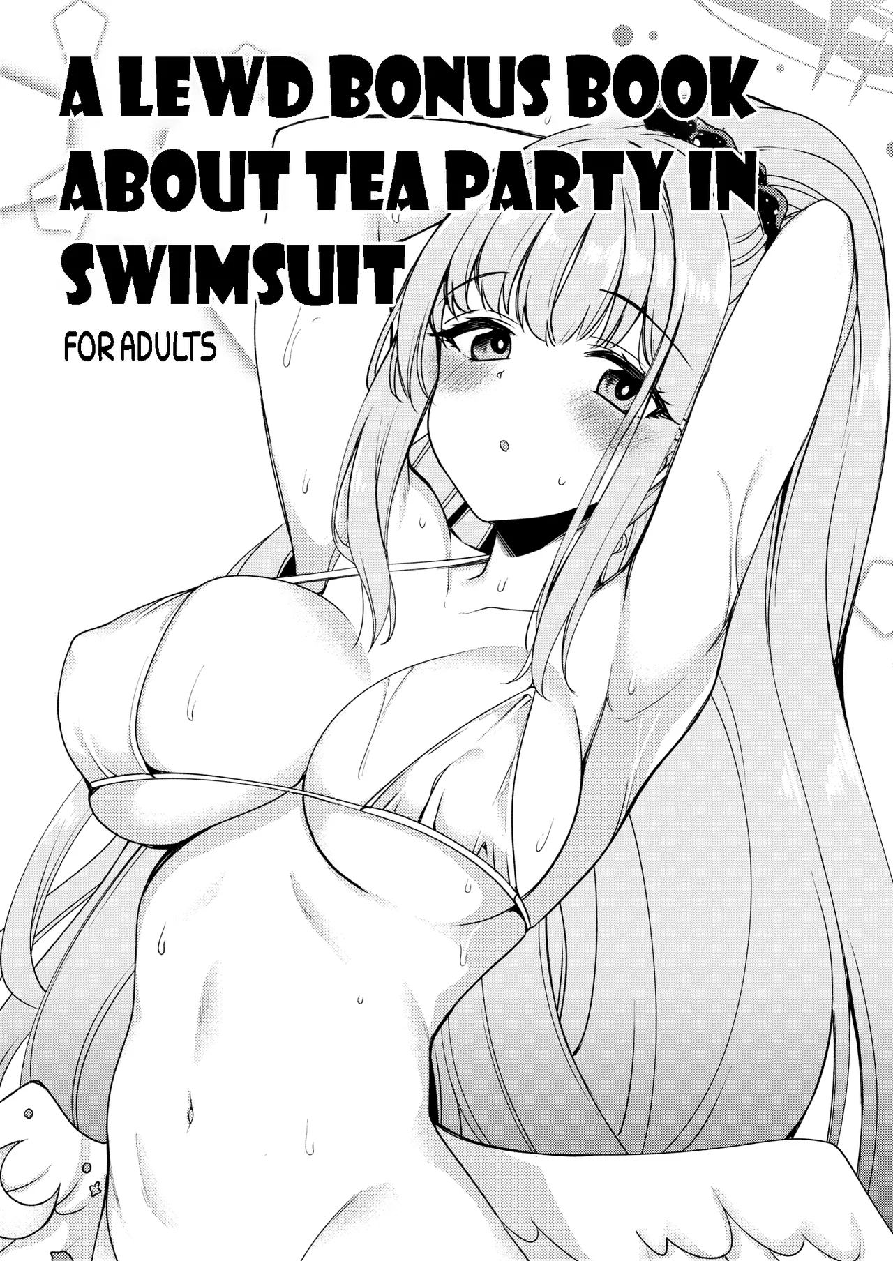A Lewd Bonus Book about Tea Party in Swimsuit cover