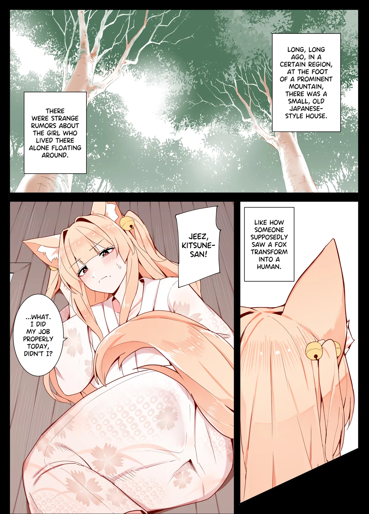Life with Kitsune-san cover
