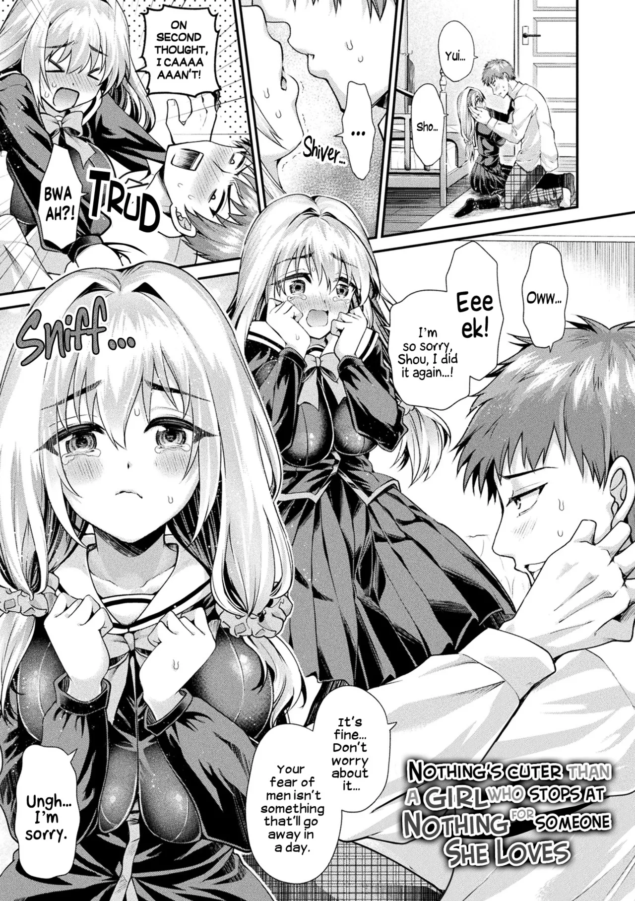 There's nothing cuter than a girl who stops at nothing for someone she loves cover