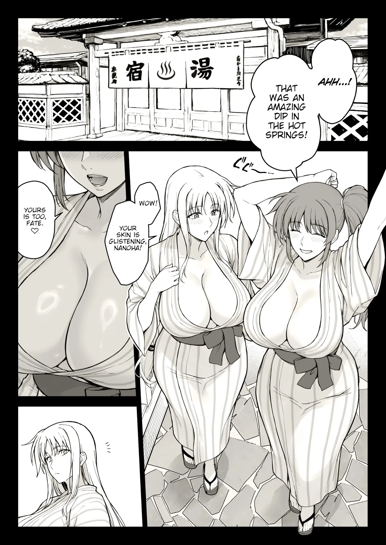 Ecchi na Onee-san-tachi ni Onsenyado de Hokakusareta Ken cover