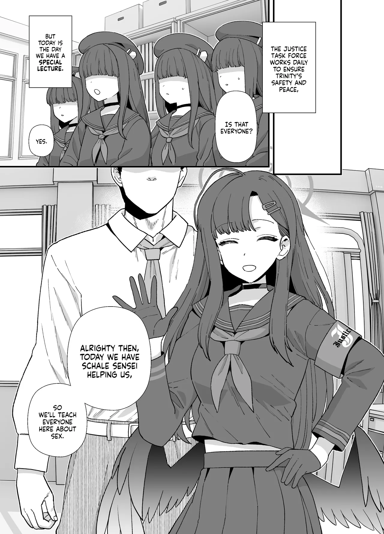 BlueArch Ichika Lewd Manga cover