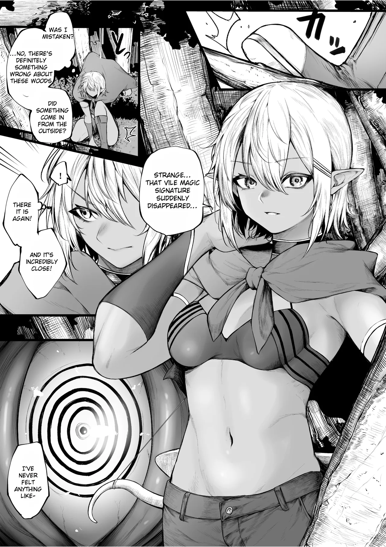 The Story of a Dark Elf Being Turned Into a Mess by Hypnosis cover