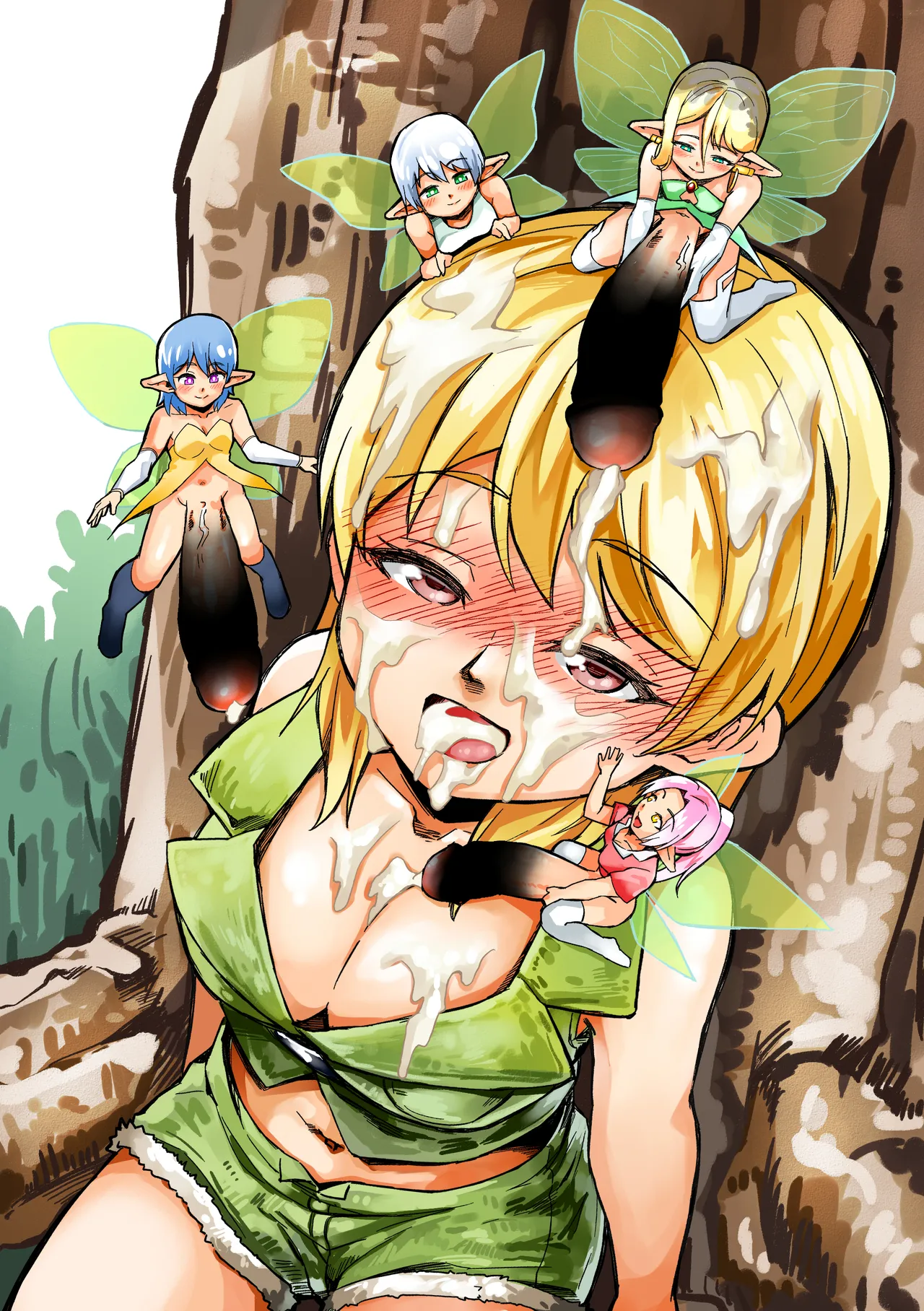 The Girl in the Futanari Fairy Forest cover