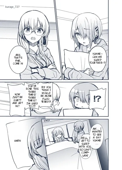 Ruka and Yuki in Bed Together cover