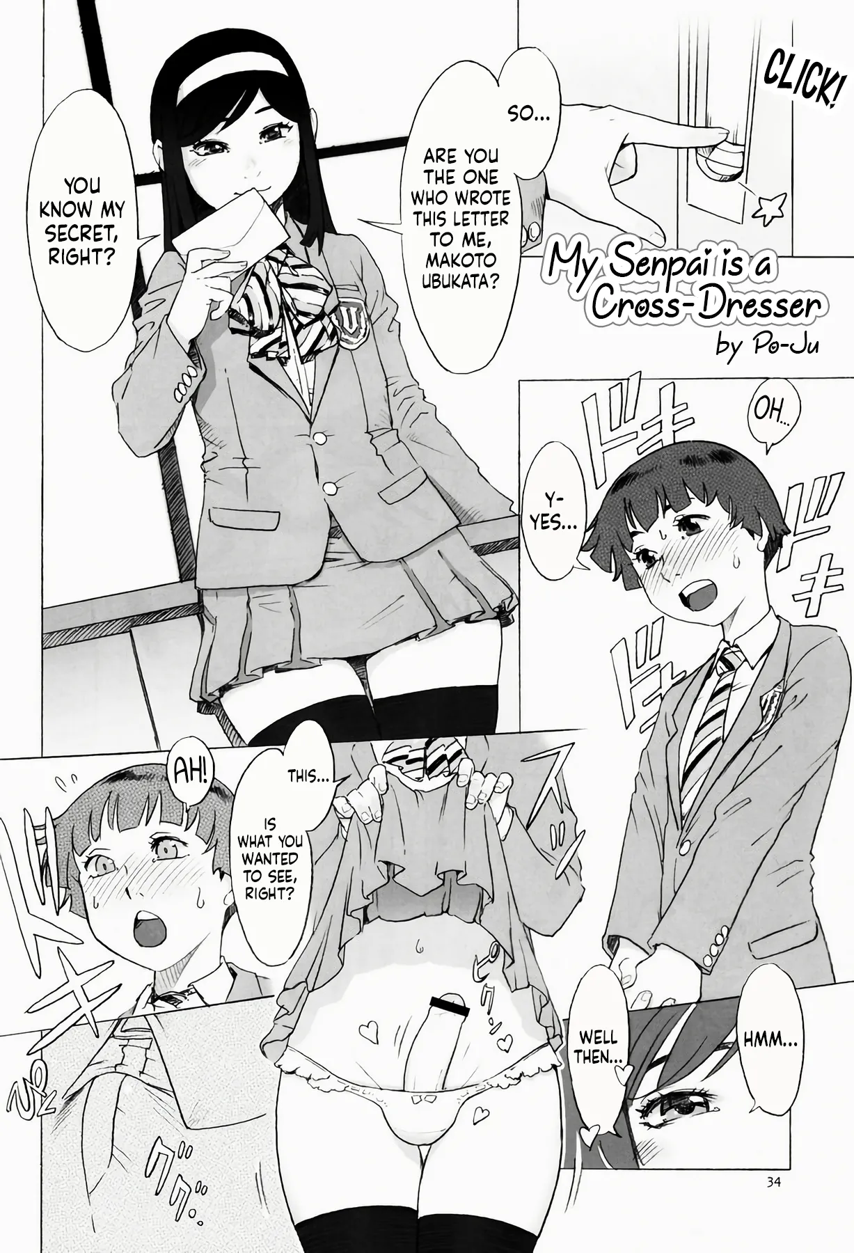 My Senpai is a Cross-Dresser cover