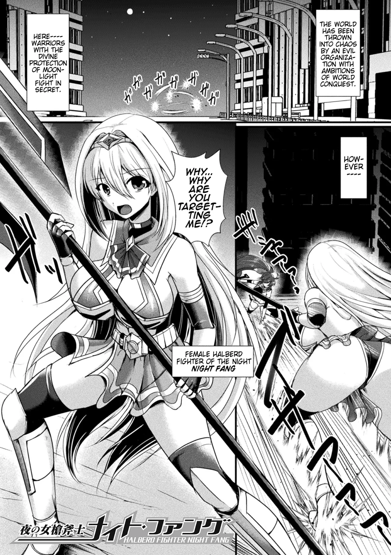 Female Halberd Fighter of the Night: Night Fang cover