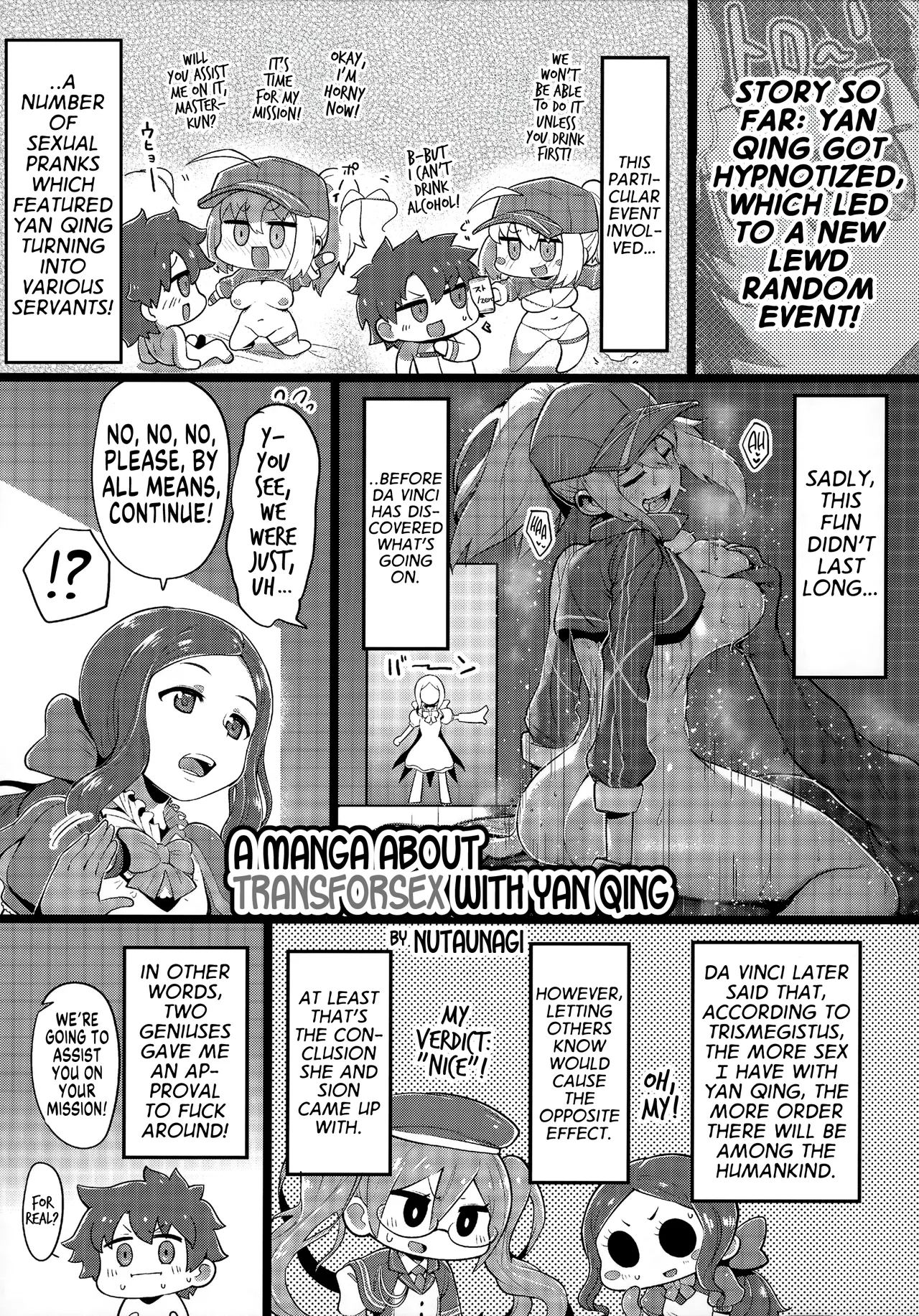 A Manga about Transforsex with Yan Qing cover