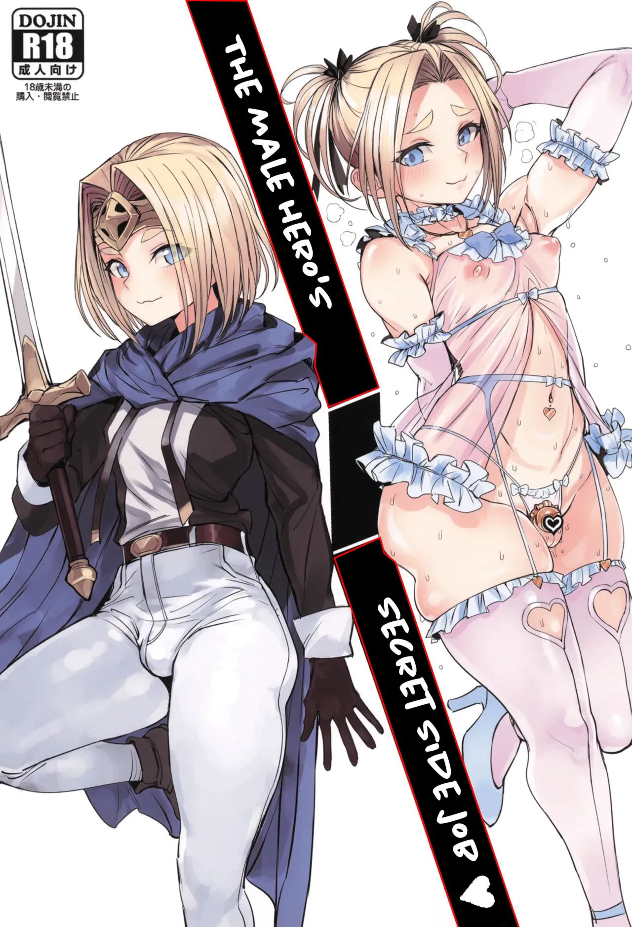 The male hero's secret side job cover
