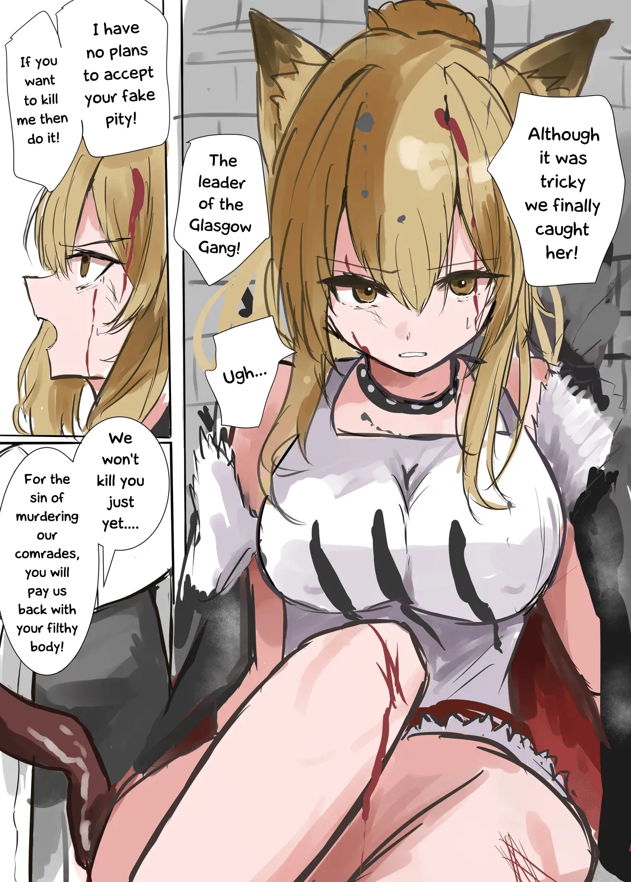 The Lion Queen's Defeat, Reduced to a Plaything for Sarkaz Tentacles cover