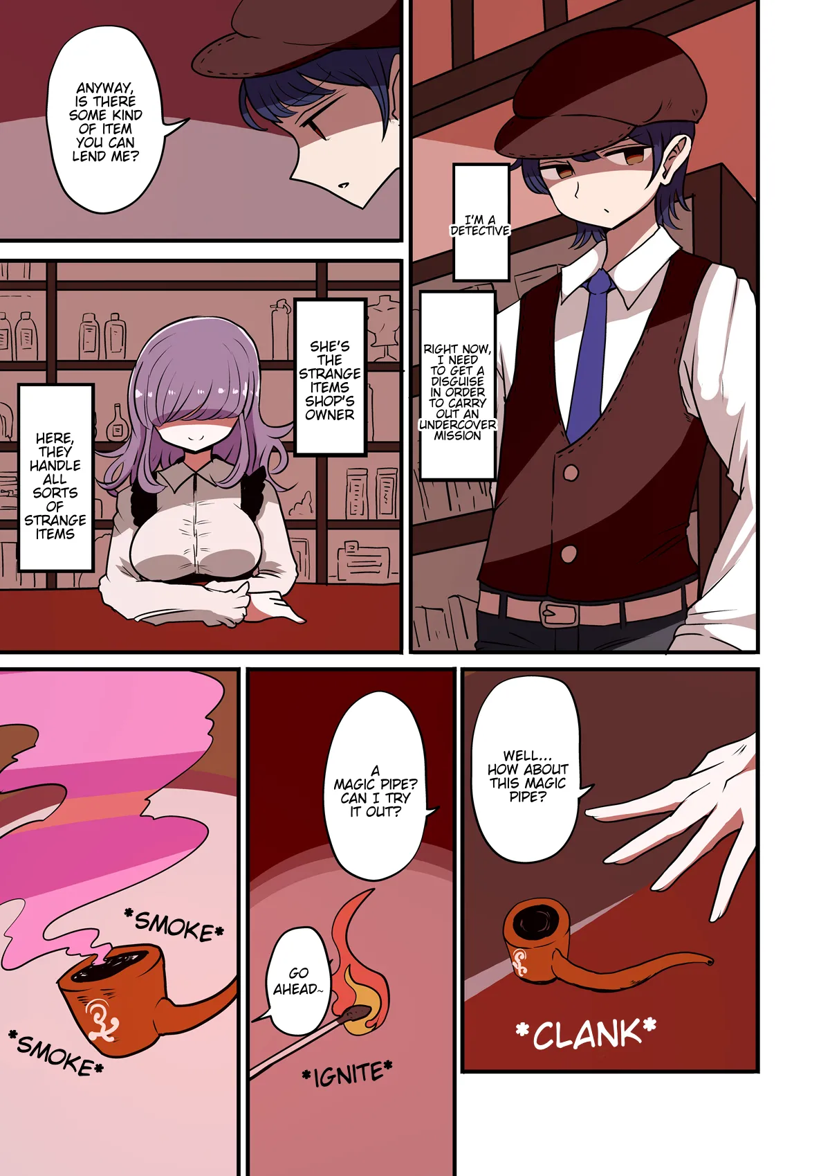 Detective disguise TS cover