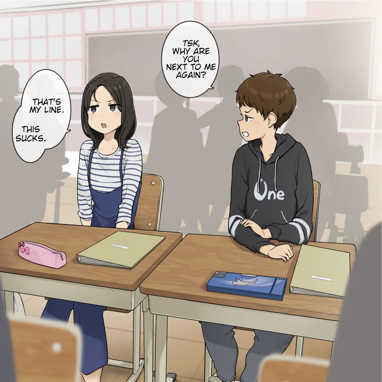 The Stubborn Childhood Friends Who Argue All the Time but were Made for Each Other cover