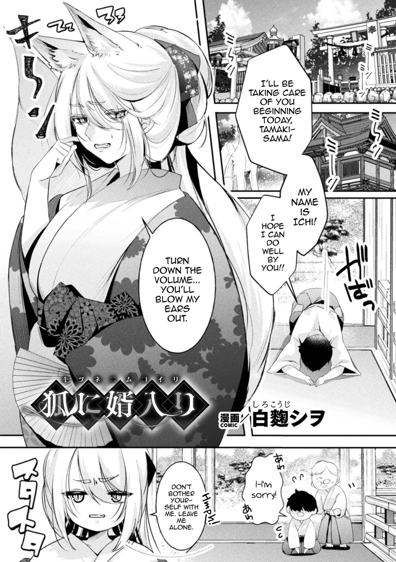 Kitsune ni Mukoiri cover