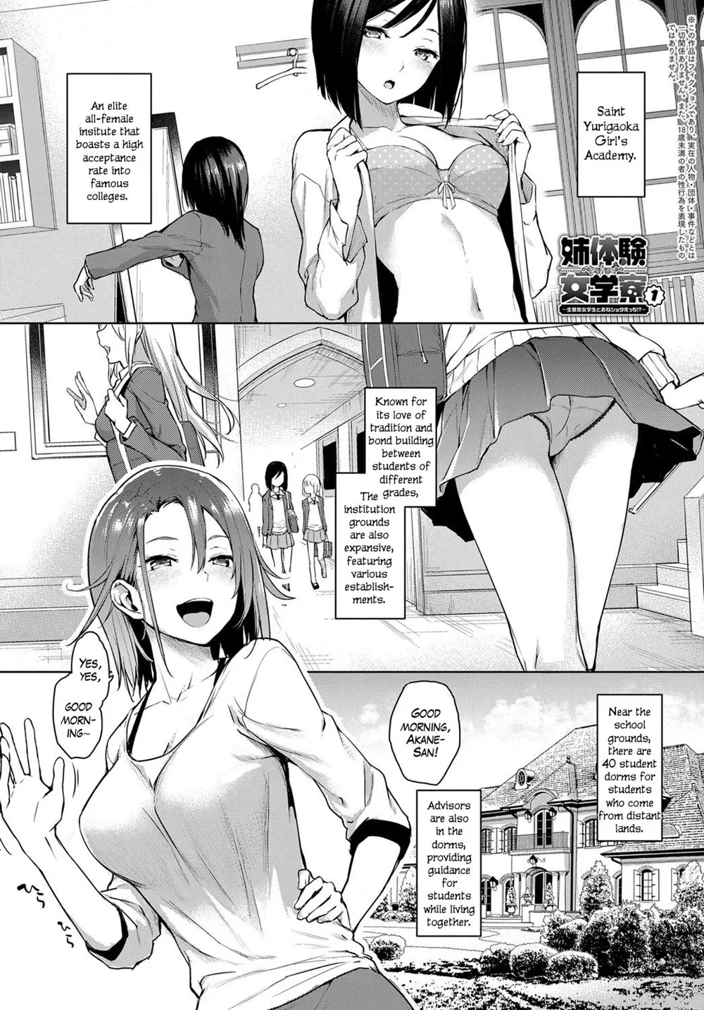 - Older Sister Experience - The Girls' Dormitory - Chapter 1 cover
