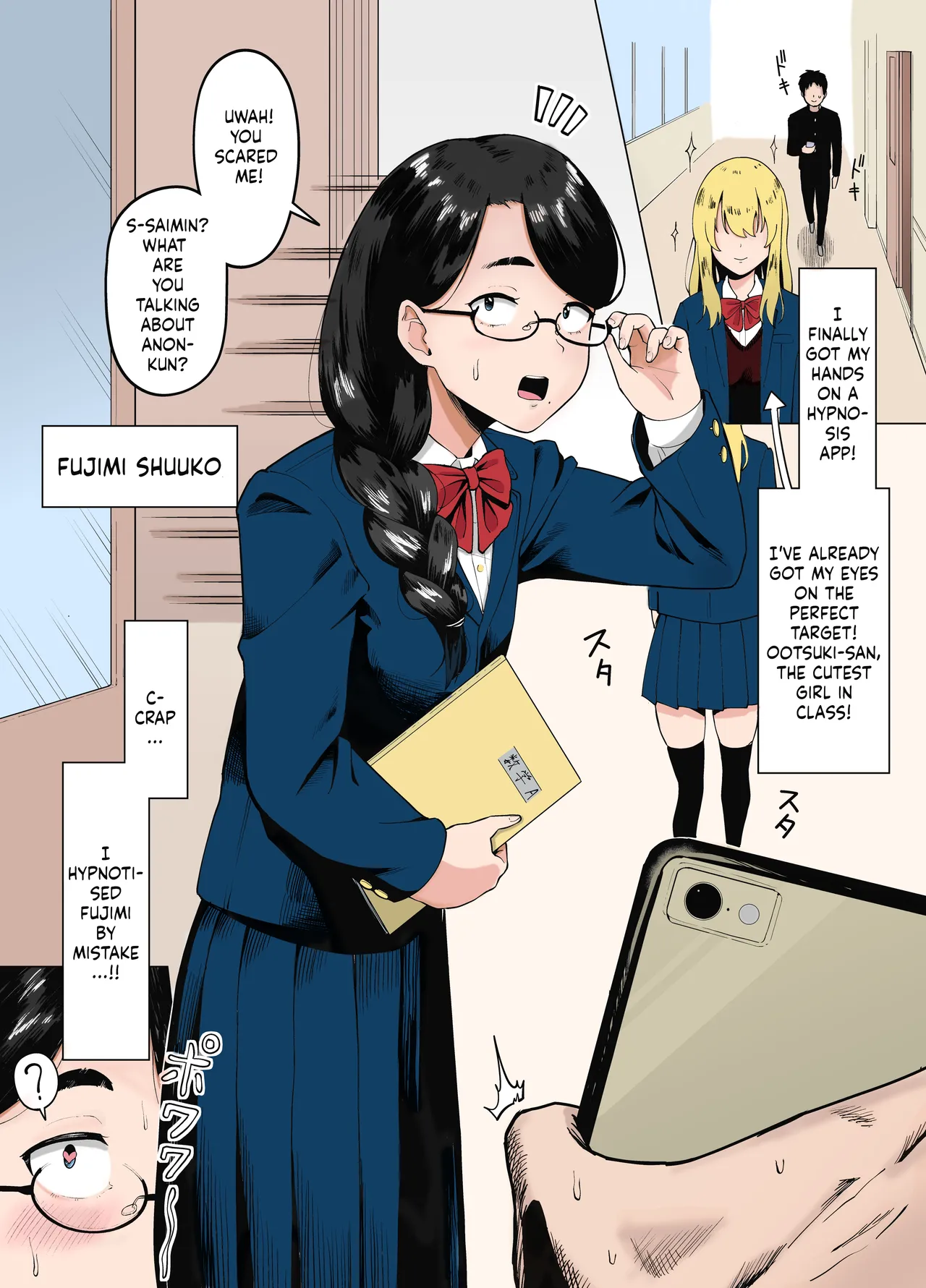 A story about hypnotizing the most plain girl in my class by mistake cover