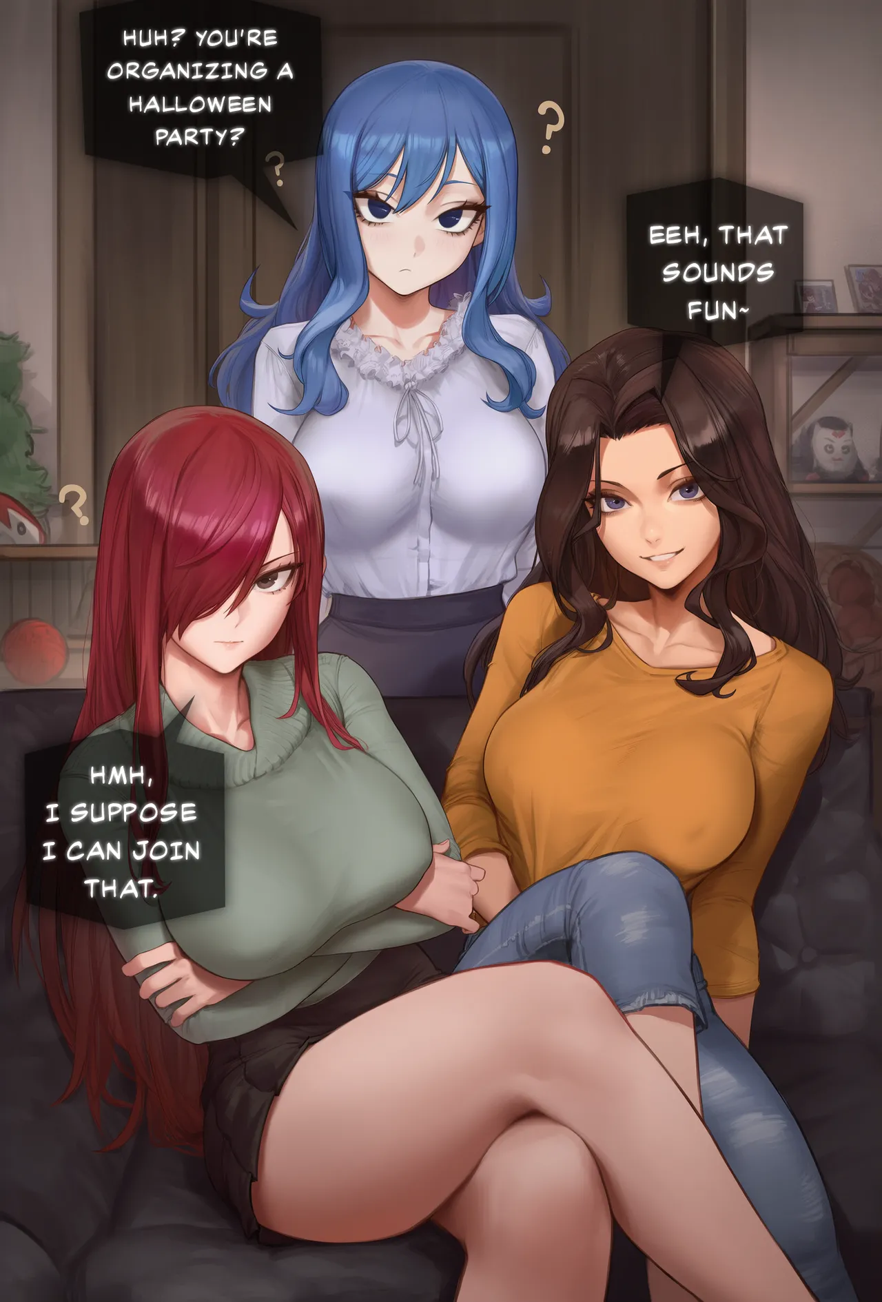 Halloween Party With Fairy Tail Girls cover