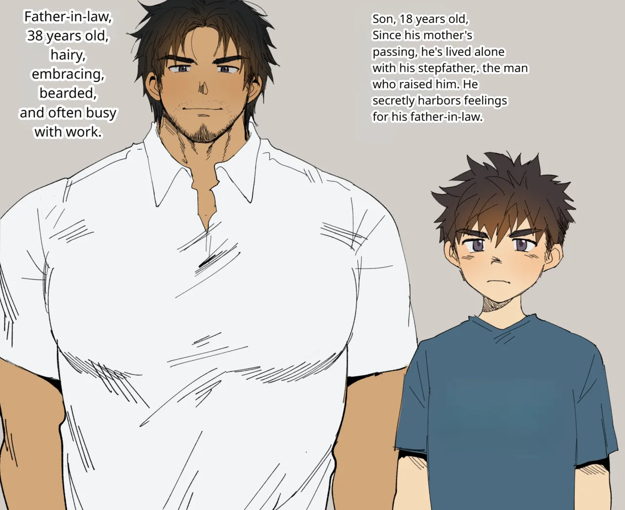 A night with father-in-law and son cover