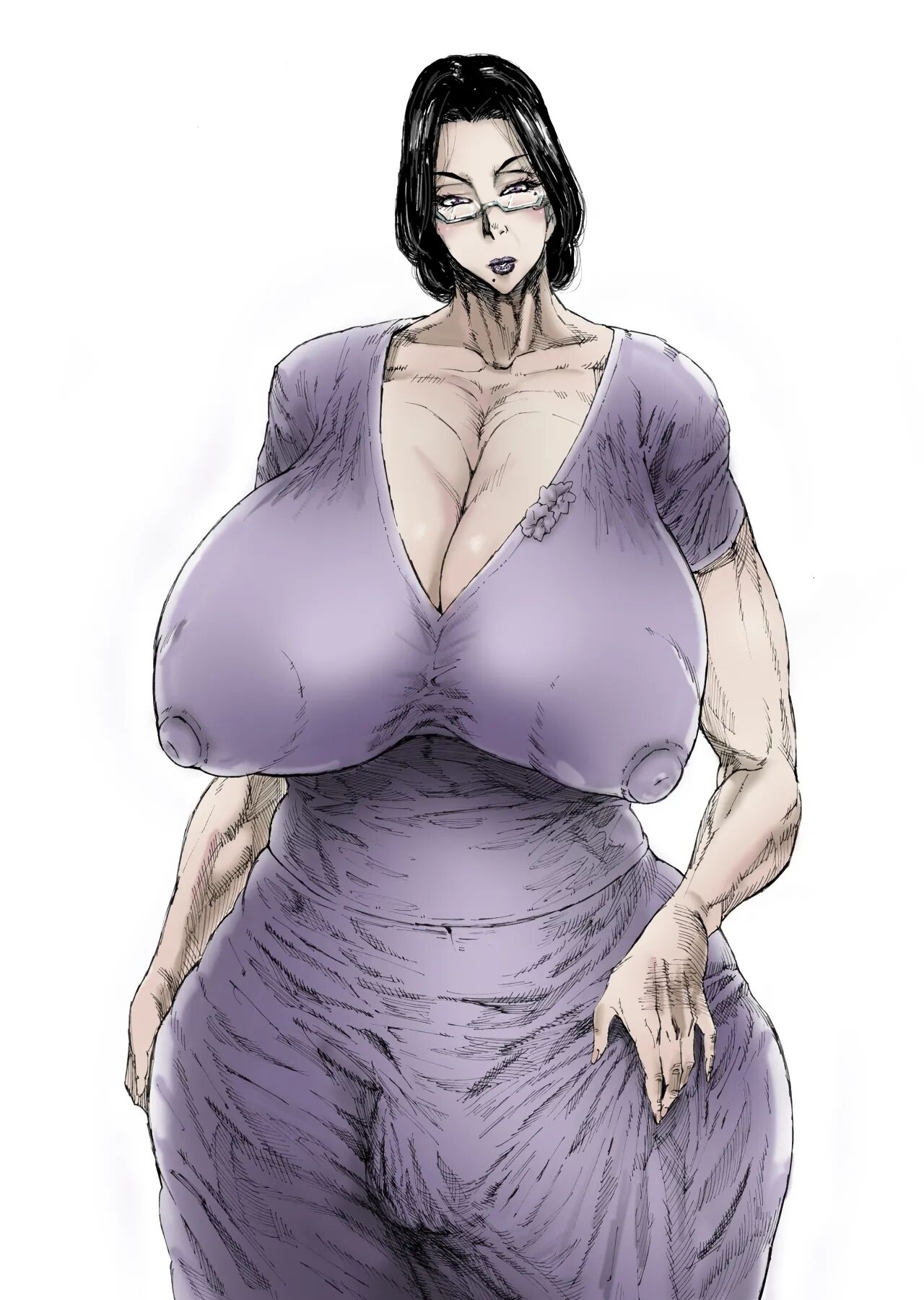 This mature woman is the P●A president, the mother of a son who underwent female body transformation, and also a futanari. cover