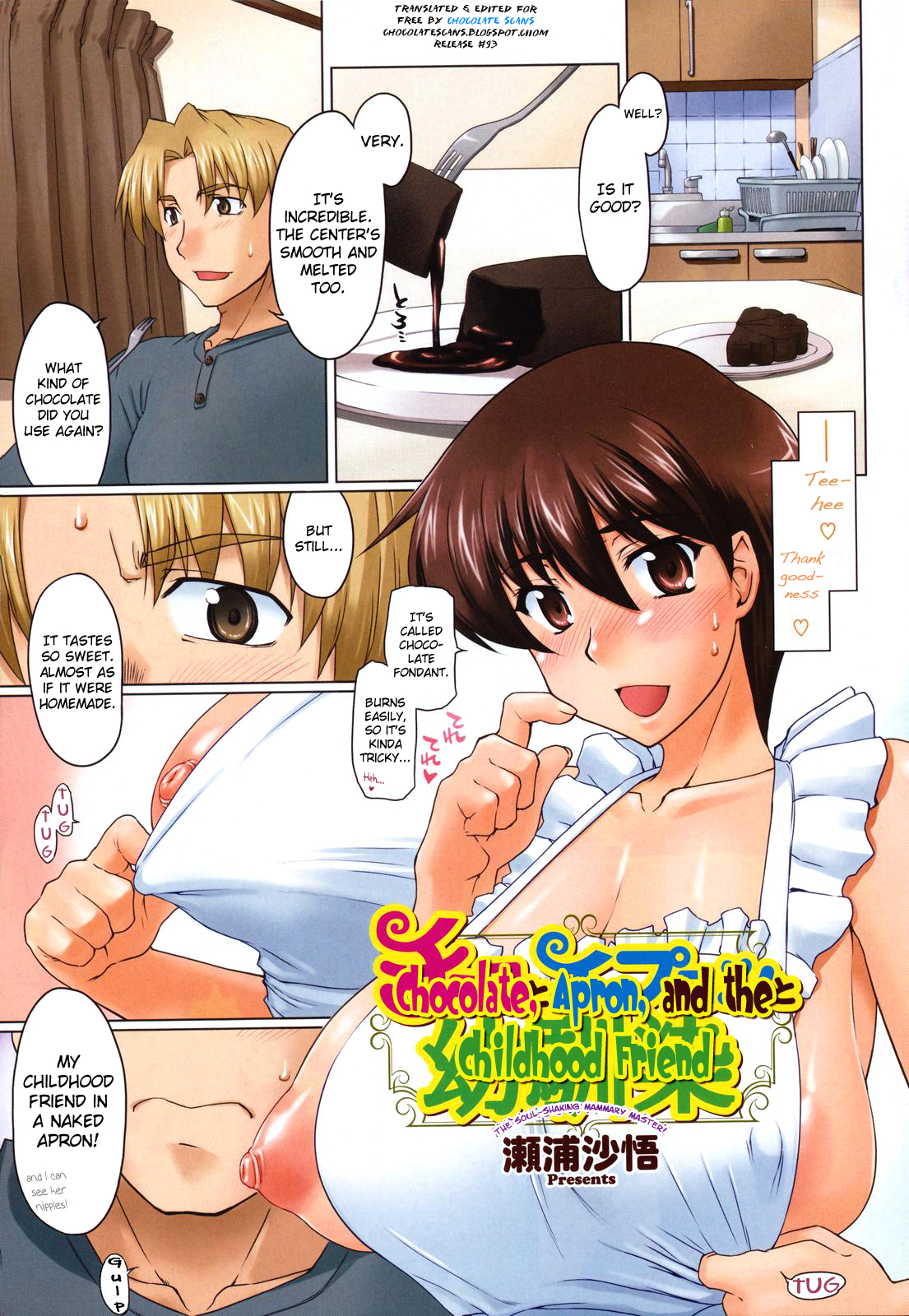Chocolate, Apron, and the Childhood Friend cover