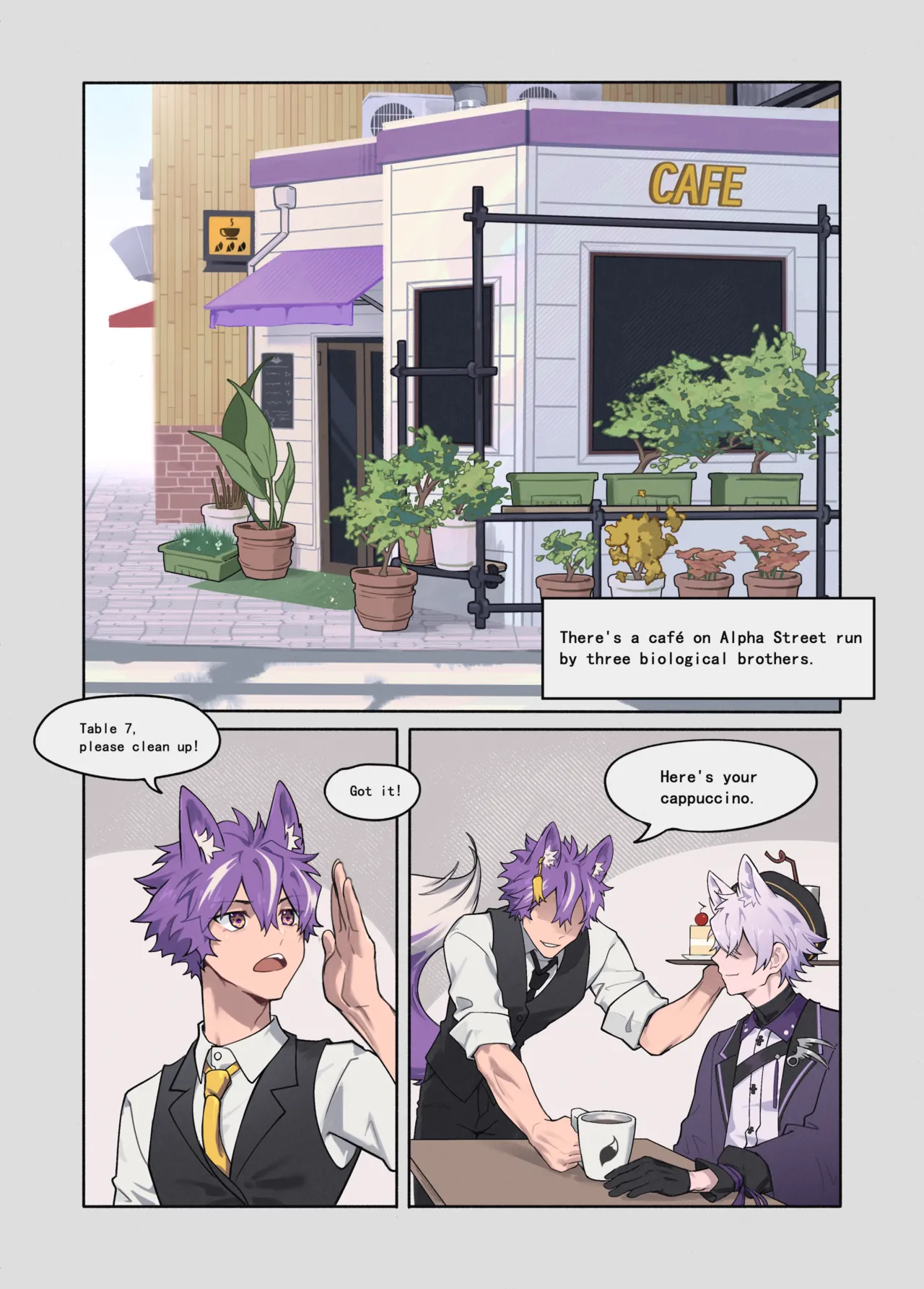 "Three Purple Fox Brothers" cover