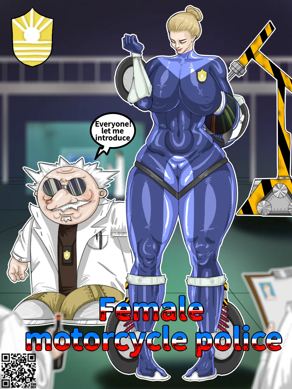 Female motorcycle police1 / translate cover