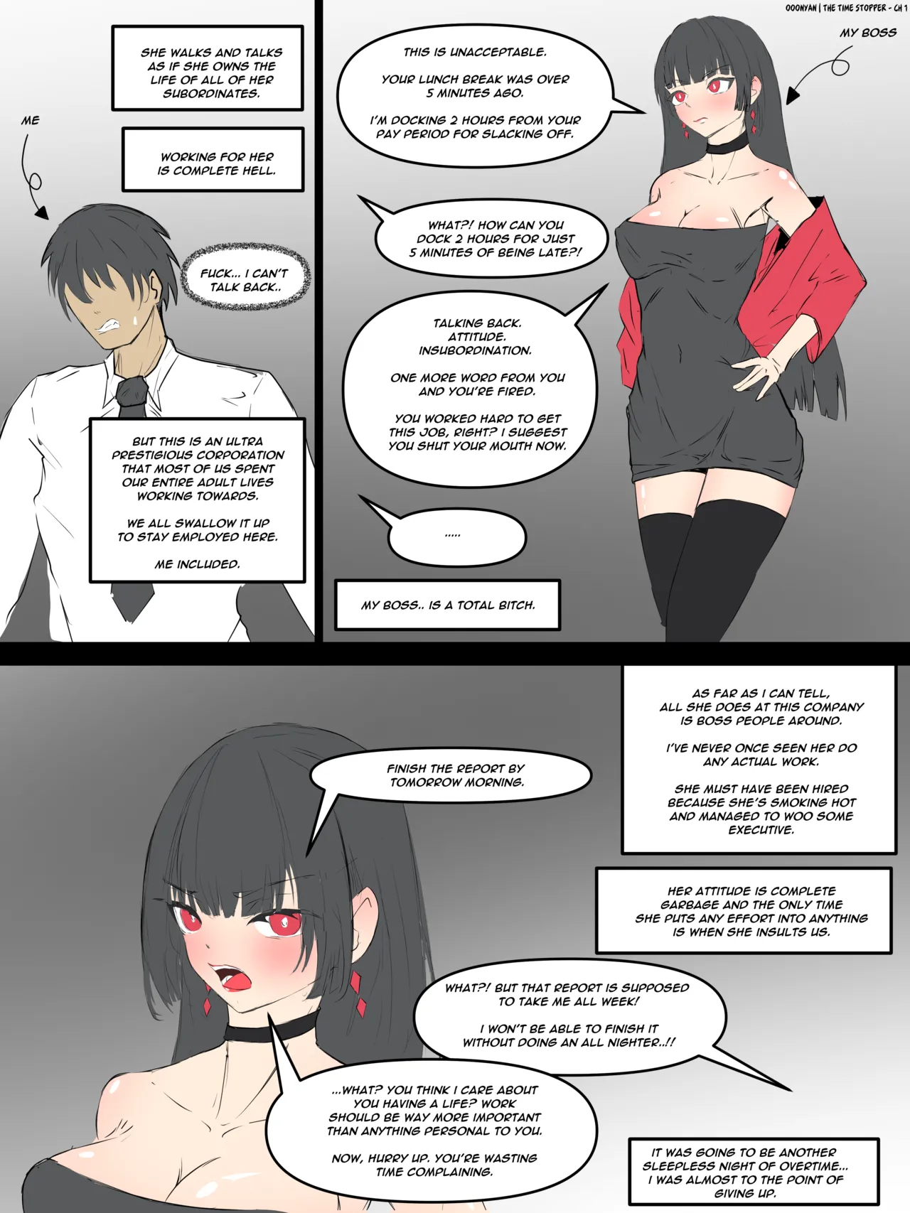 The Time Stopper CH 1 cover