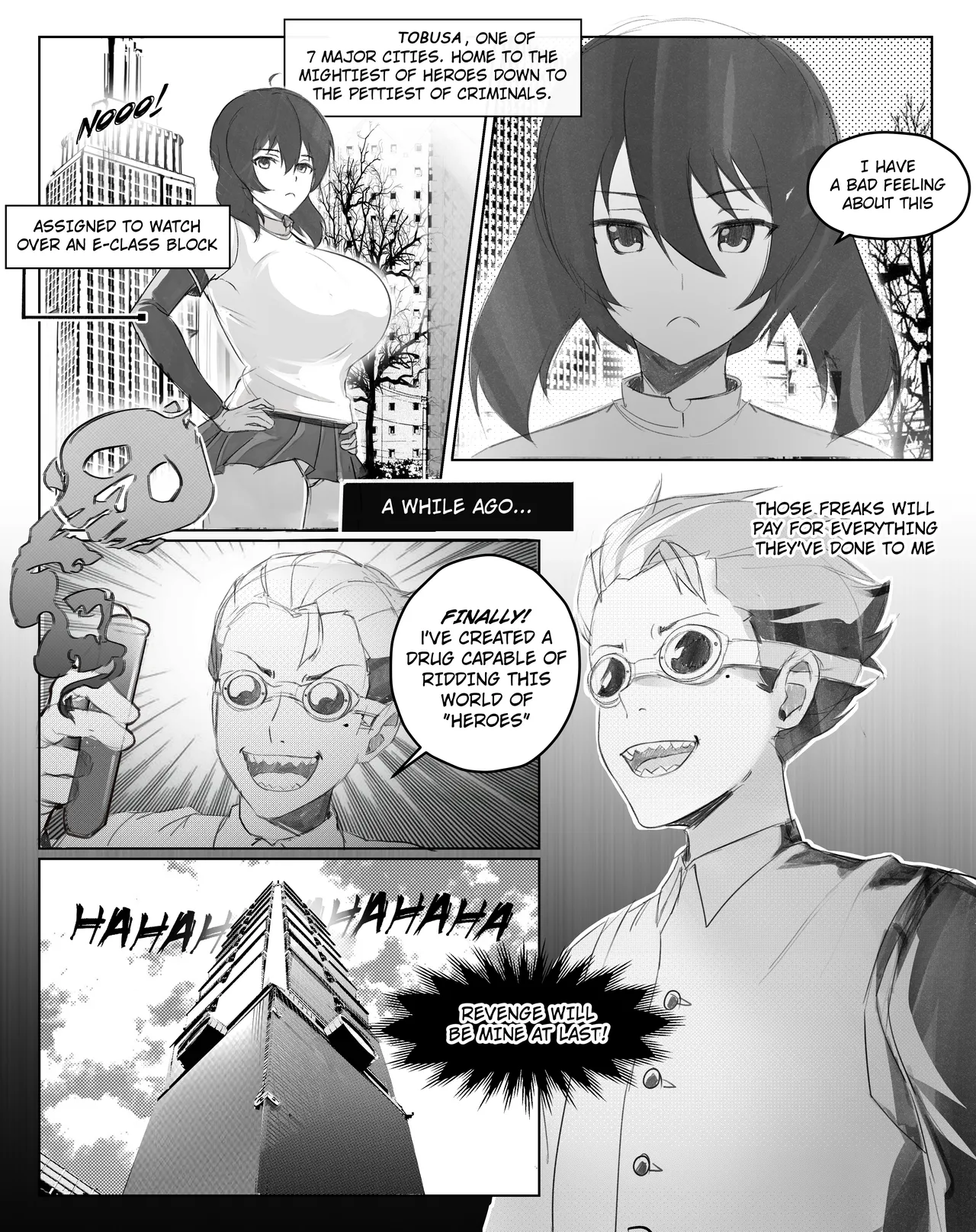 To be a Hero ch.1 + ch.2 cover