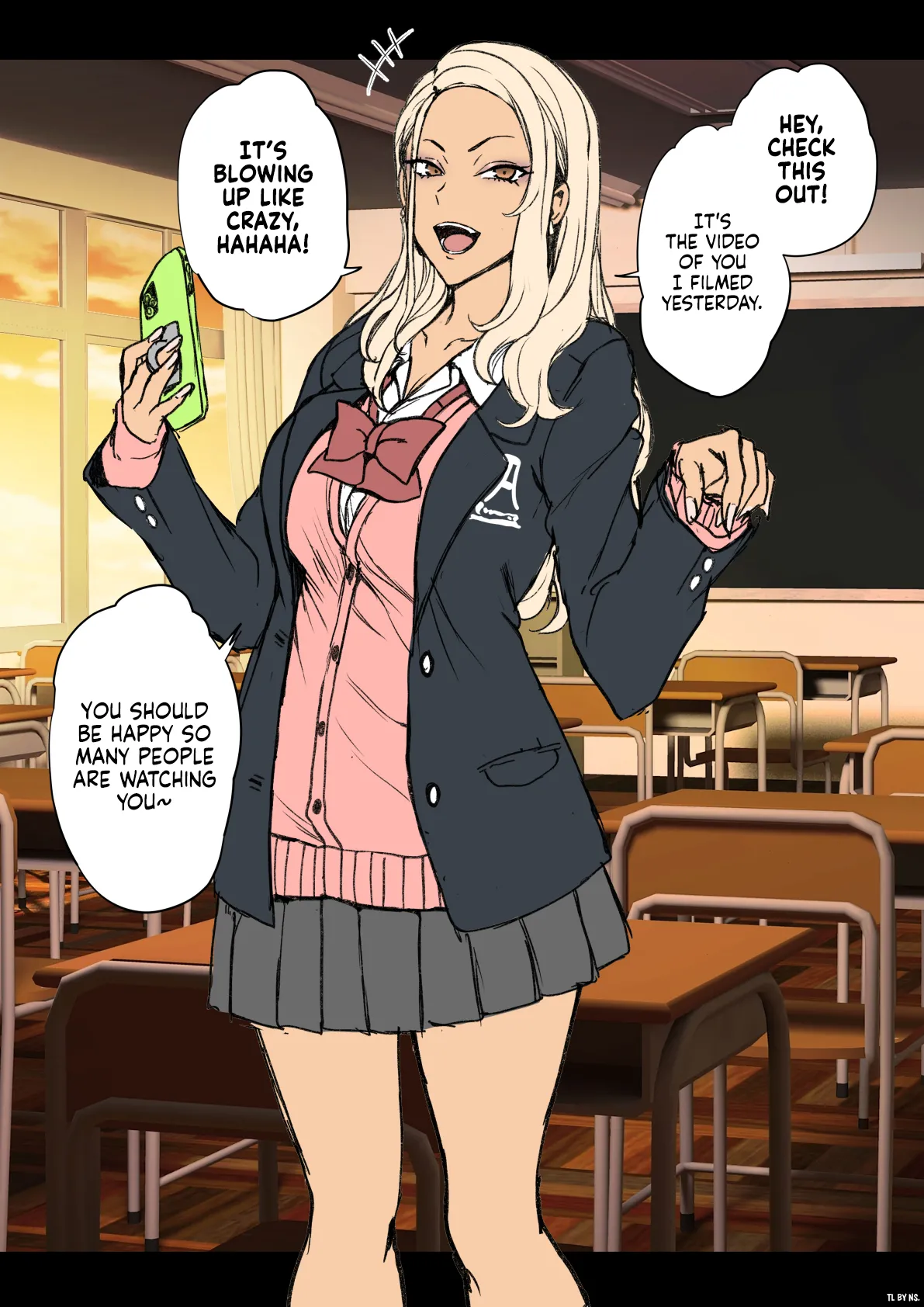 A Story About Hypnotizing a Bitchy Gyaru cover