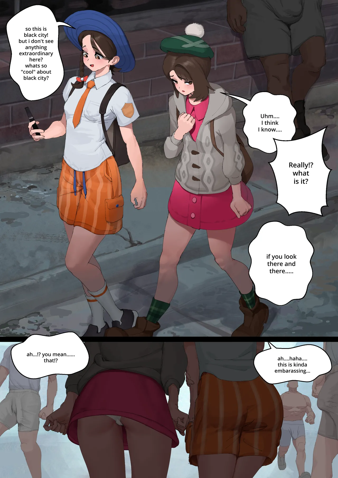 Gloria and Juliana visit Black City cover