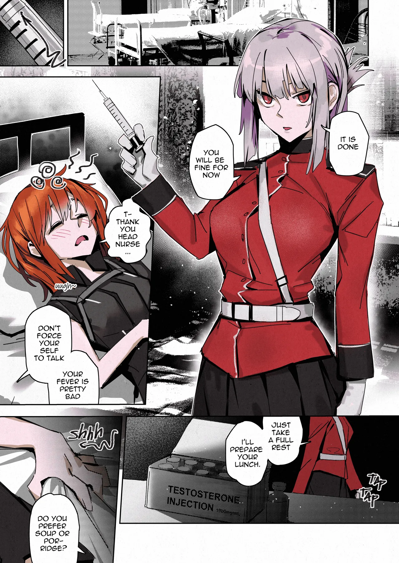 Gudako and Nightingale cover