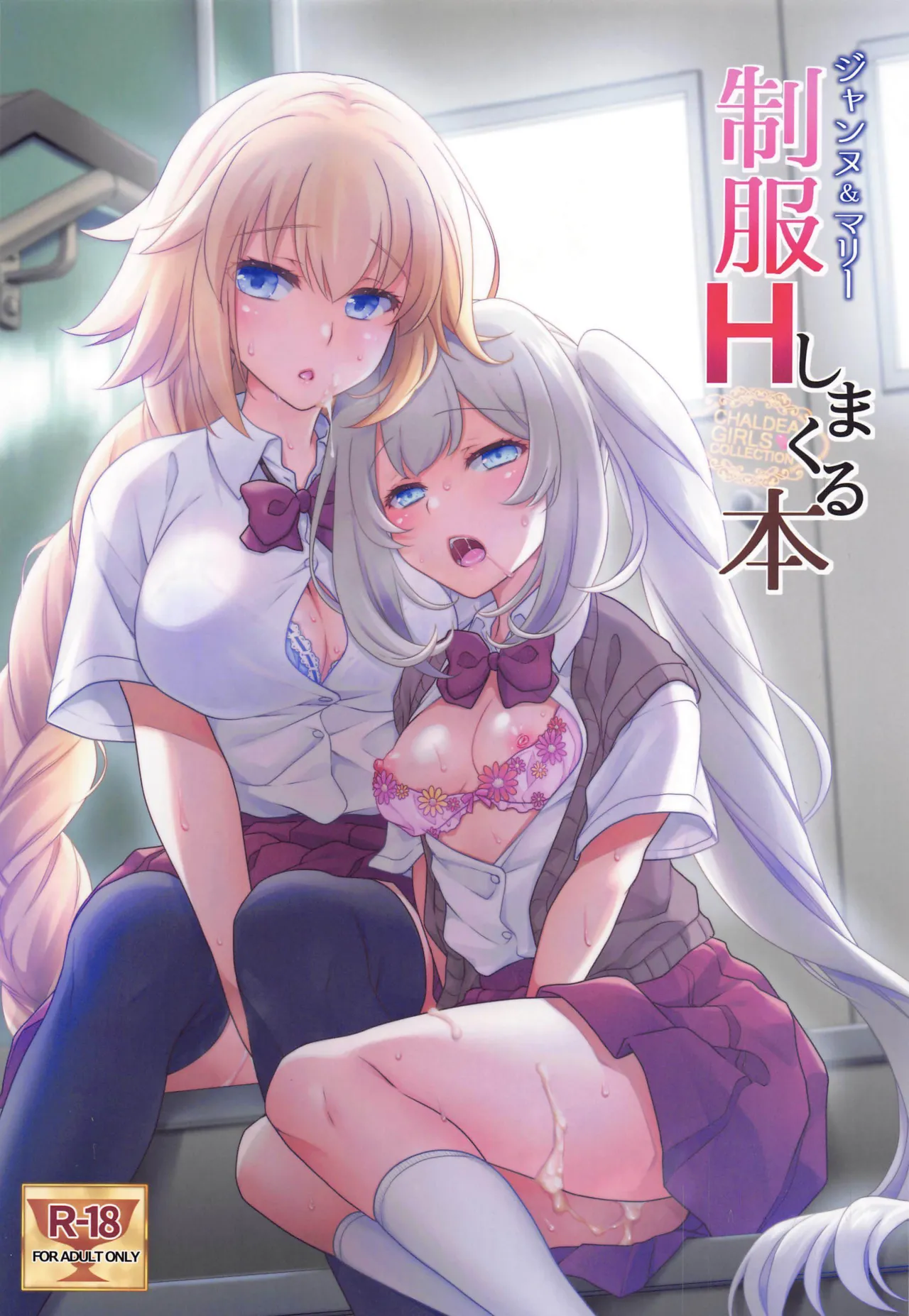 CHALDEA GIRLS COLLECTION Jeanne & Marie High School Uniform Sex-filled Book cover
