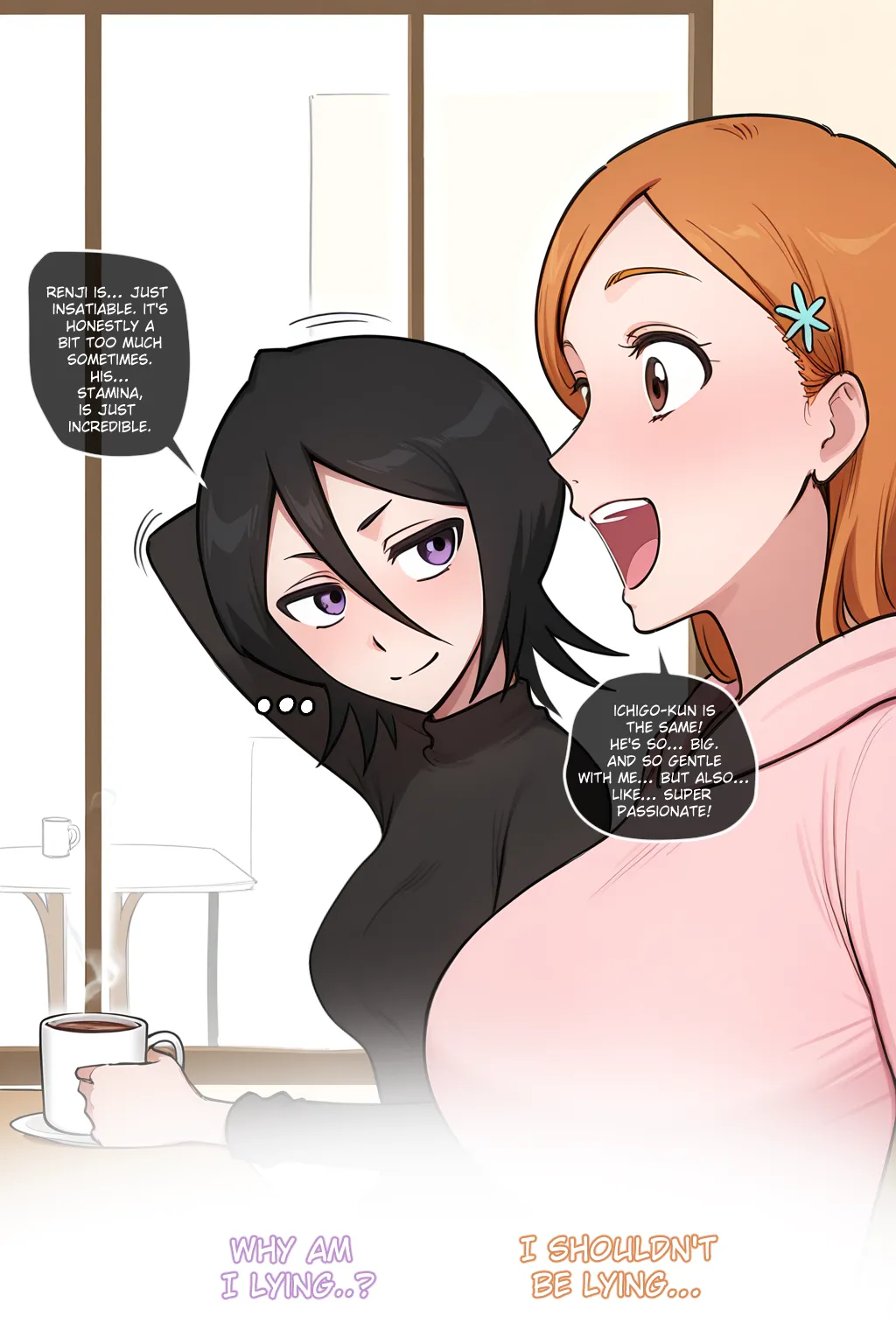 Orihime & Rukia BBC NTR FULL cover