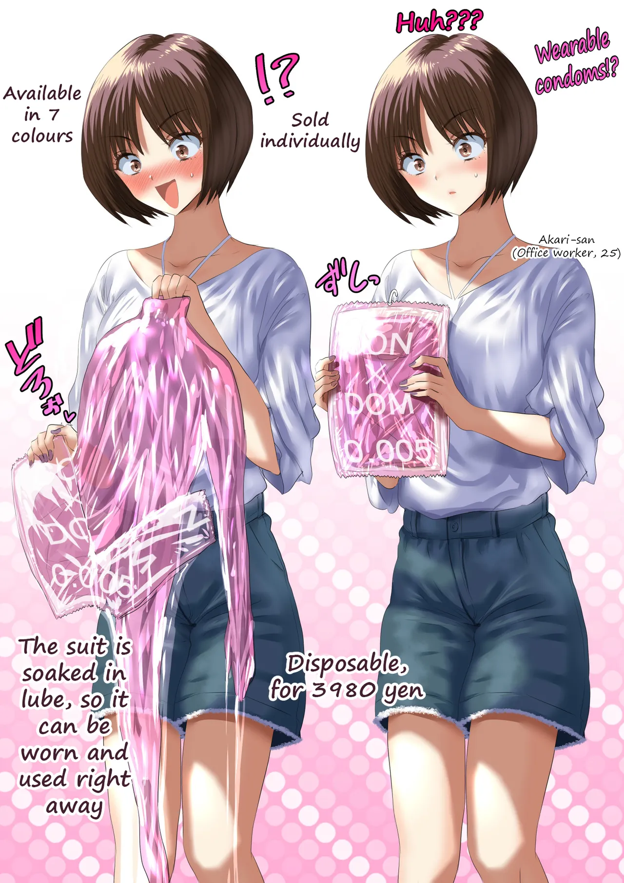 Wearable condom cover