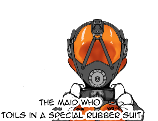 The Maid Who Toils in a Special Rubber Suit cover
