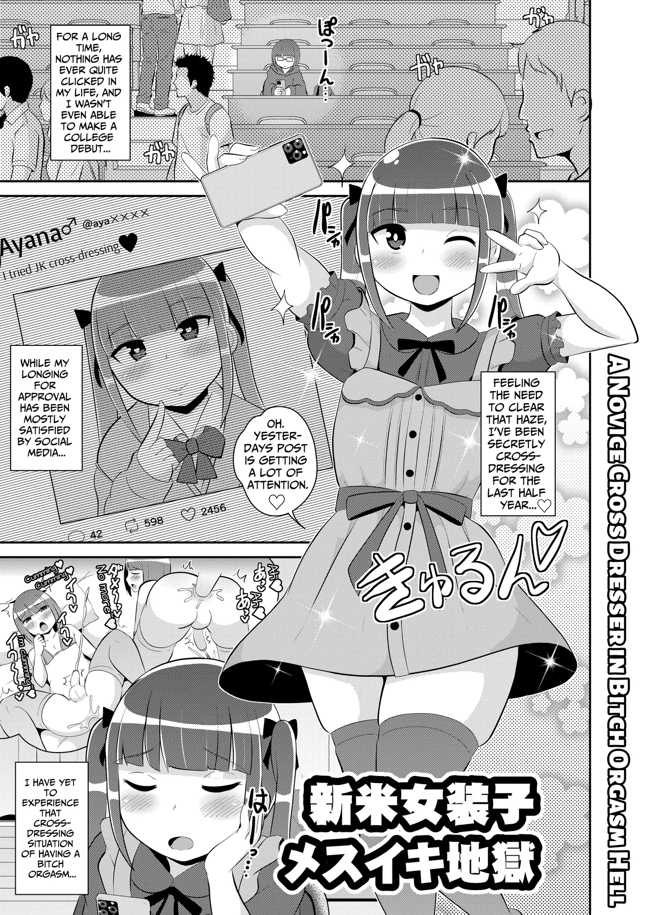 A Novice Crossdresser in Bitch Orgasm Hell cover