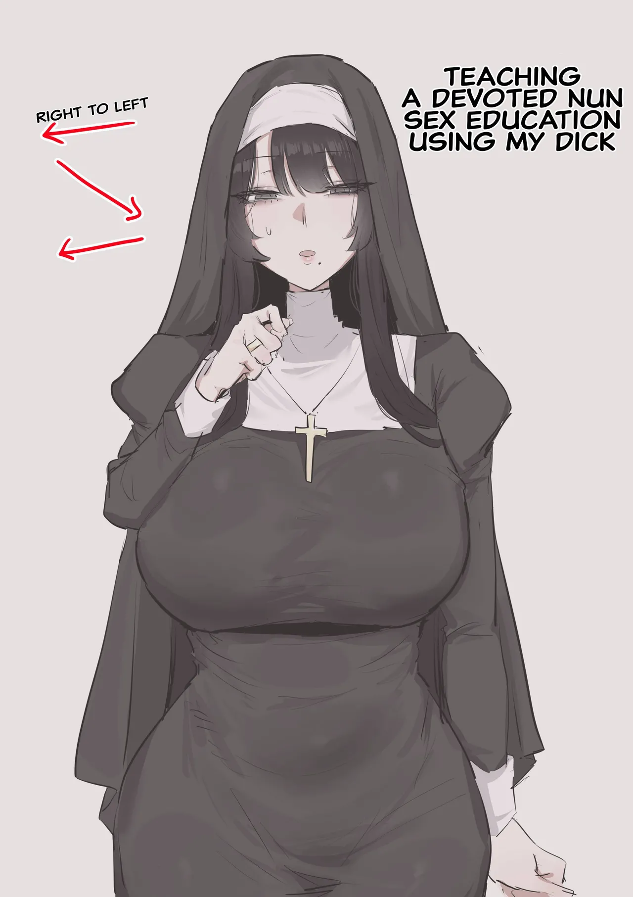 Teaching a devoted nun sex education using my dick cover