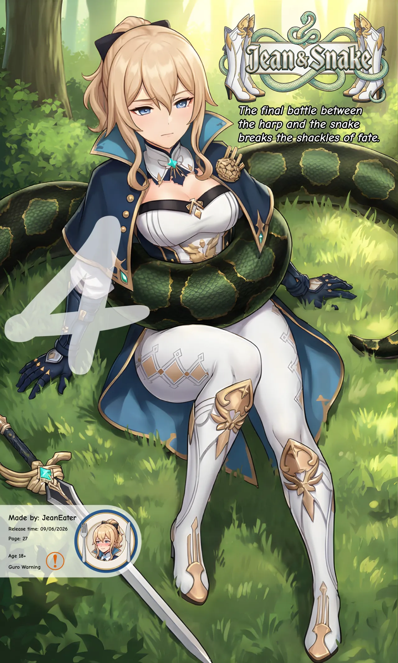 Jean & Snake 4 cover