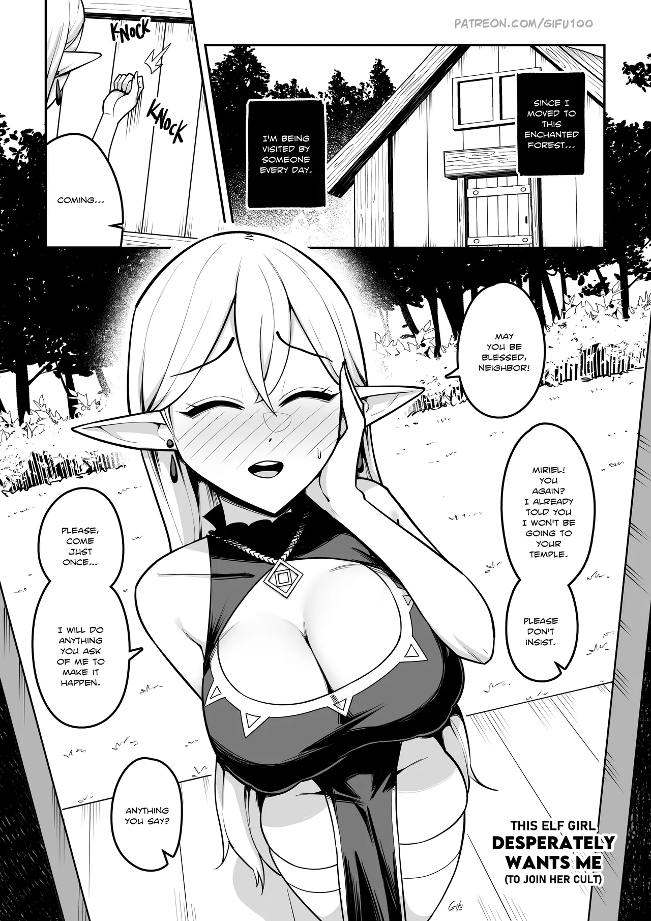 THIS ELF GIRL DESPERATELY WANTS ME TO JOIN HER CULT cover