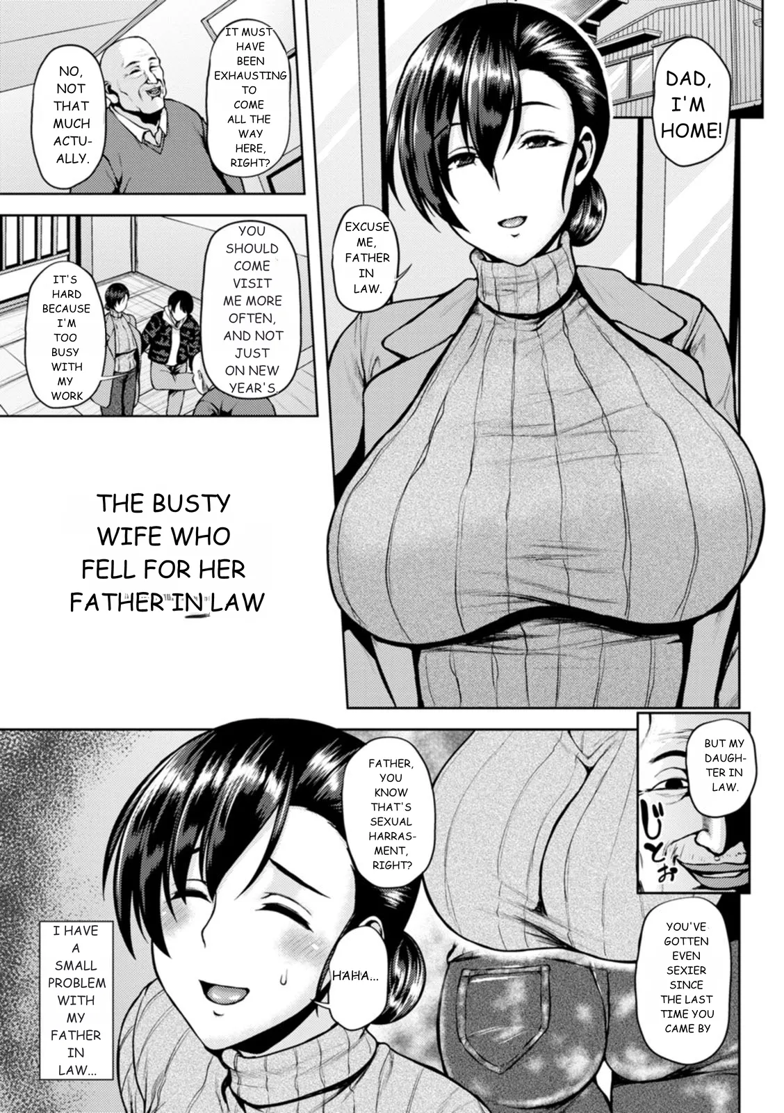 The busty wife who fell for her father in law cover