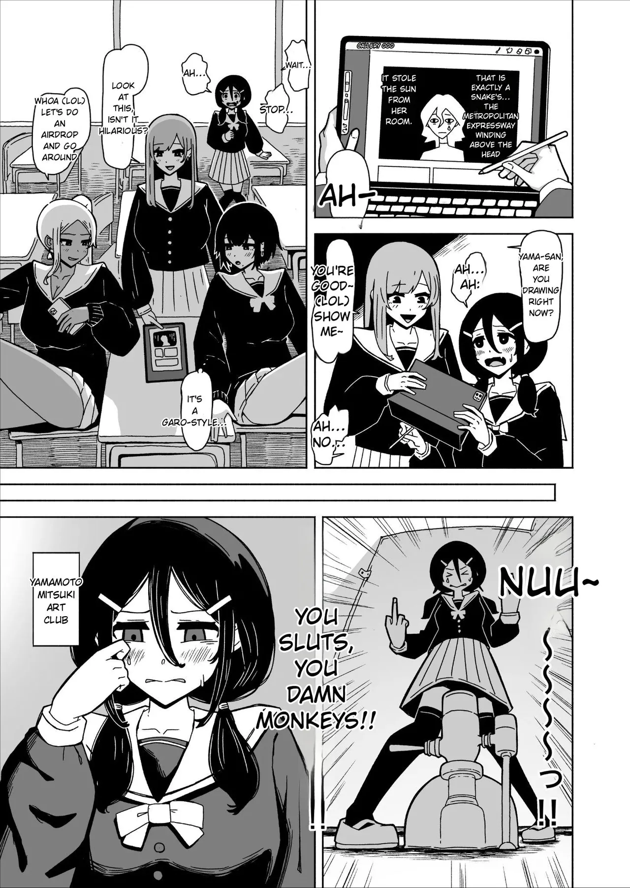 A Futanari Introvert Who Eventually Sets Up a Sex Room and Has Wild Sex with the Class Gals cover