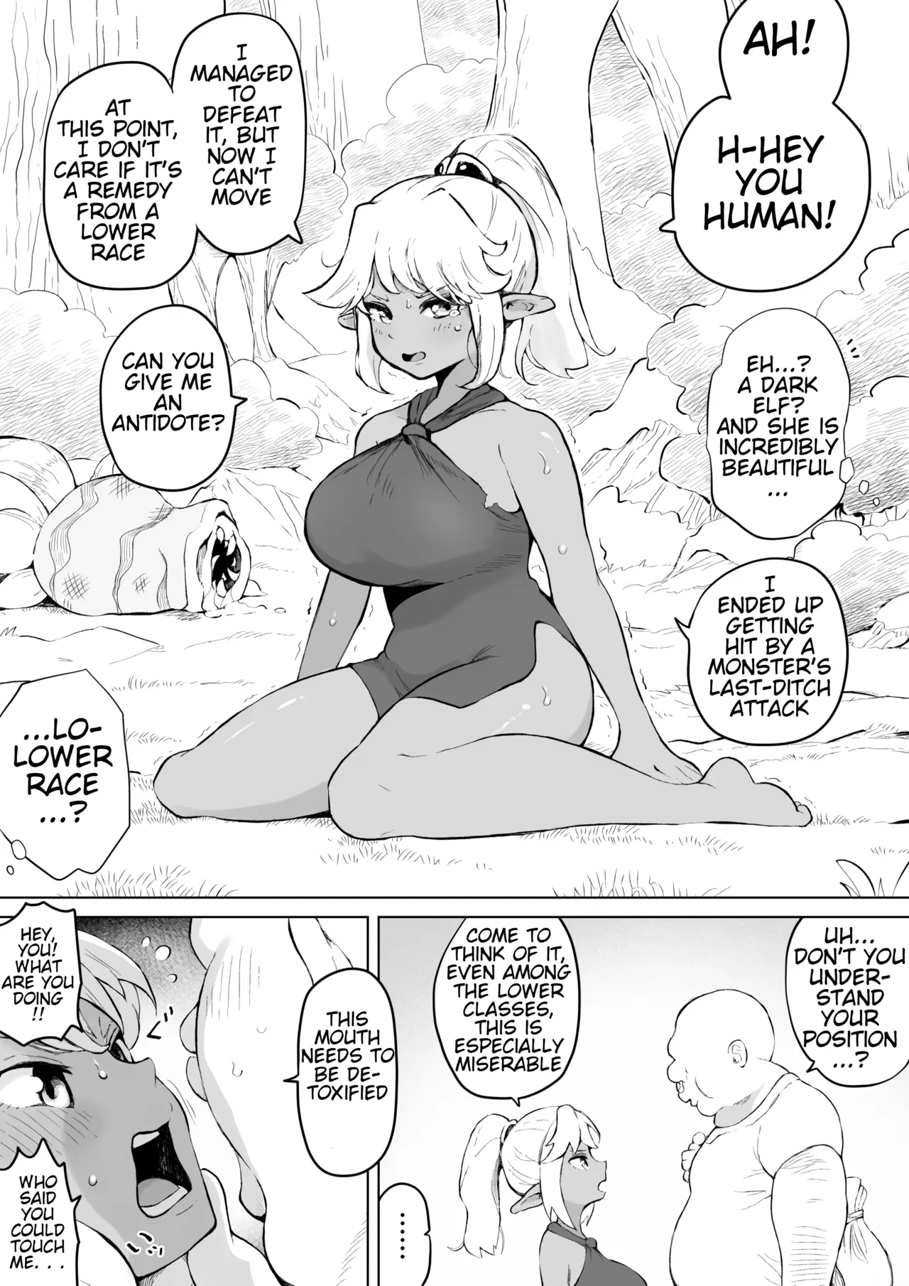 A Story About Doing Whatever You Want to a Dark Elf Who Can't Move cover