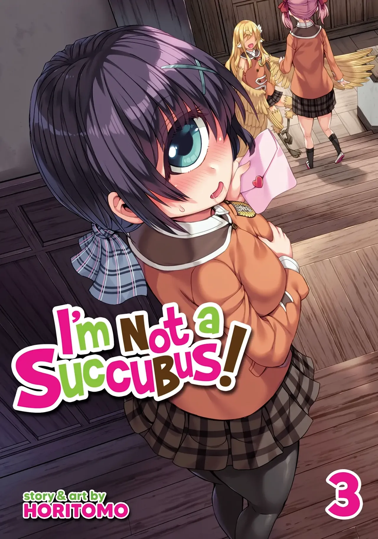 I'm not a succubus! 才不是魅魔呢！3卷 cover