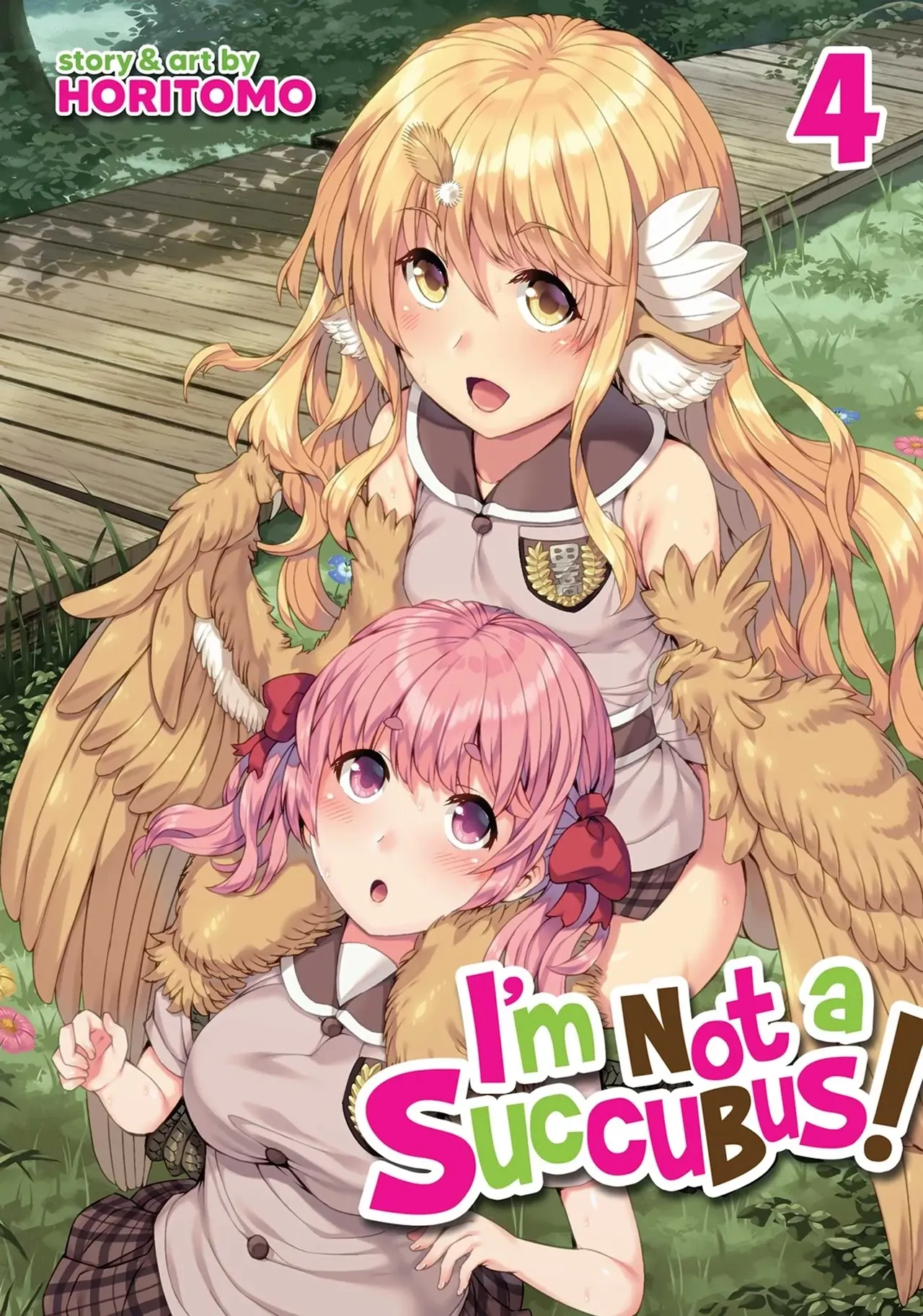 I'm not a succubus! 才不是魅魔呢！4卷 cover
