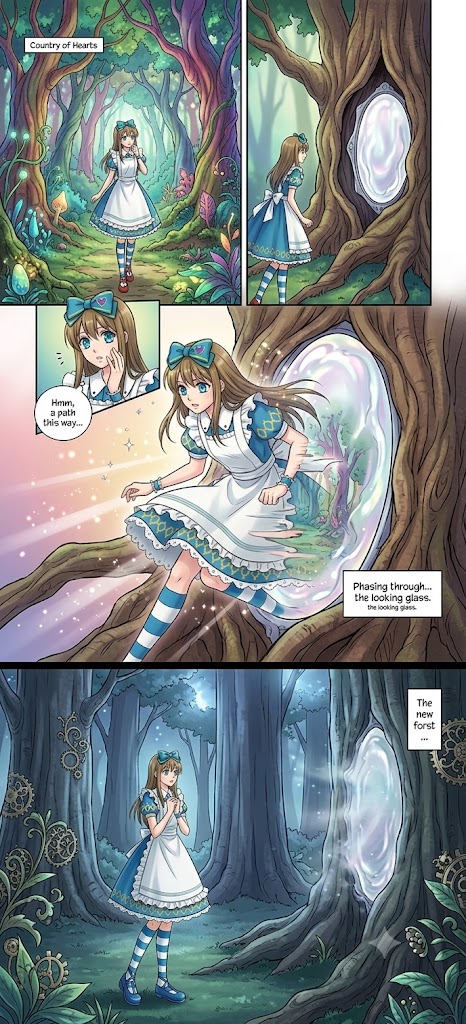 dollhouse kuni no alice AI GENERATED cover