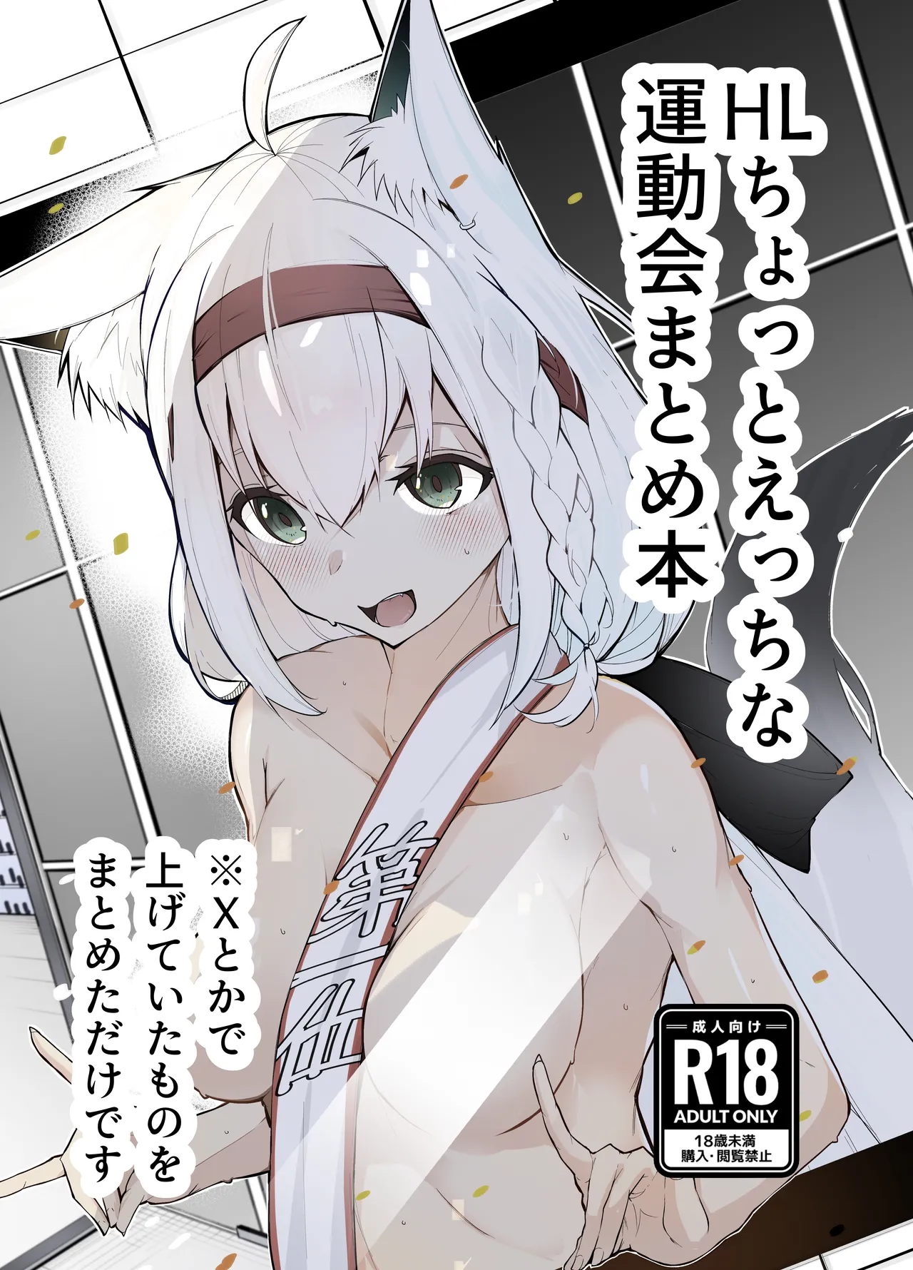 A book summarizing Hololive's slightly erotic atheletics meet cover