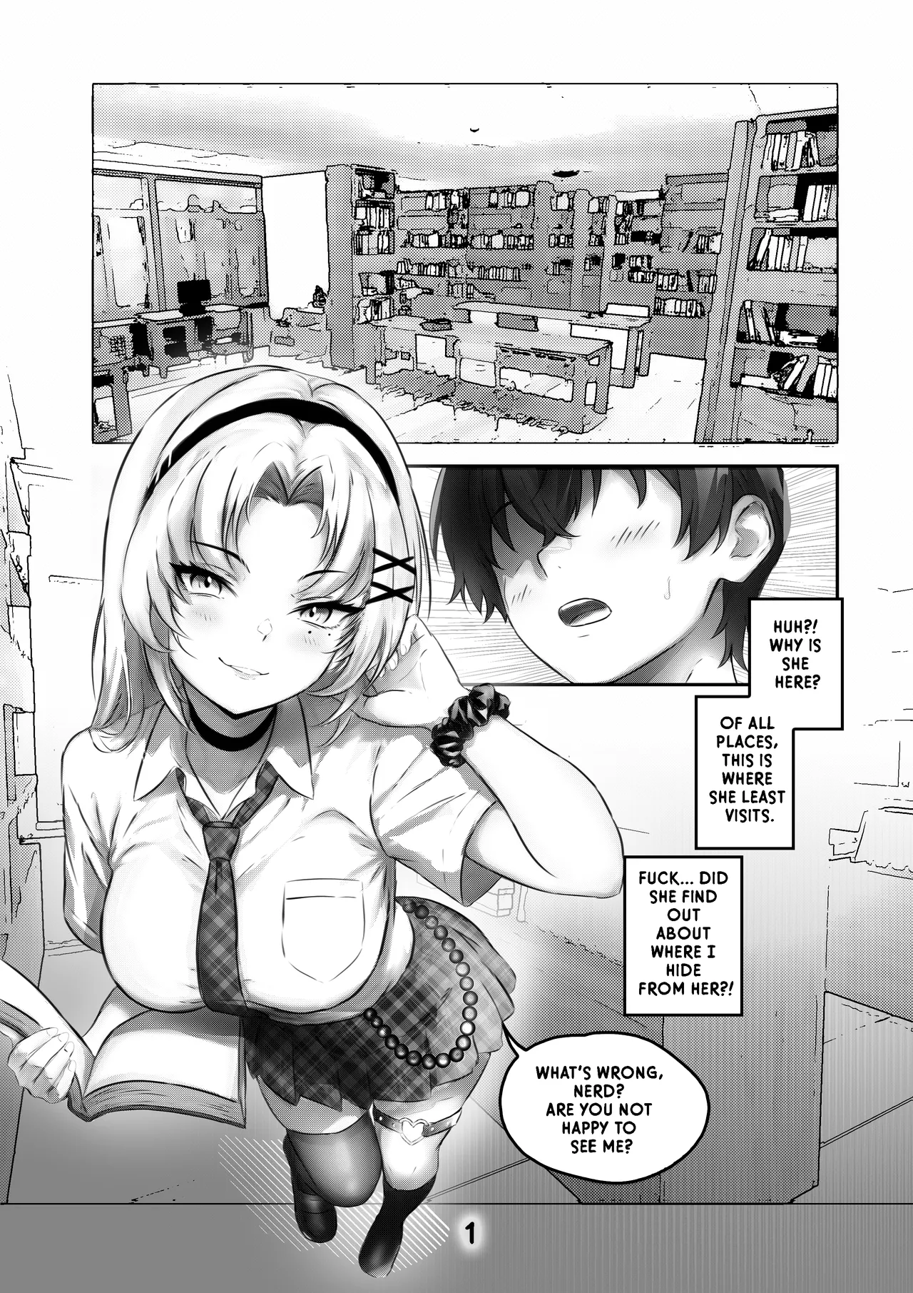 My Sadistic School Bully Sneak Attacked Me in the Library cover